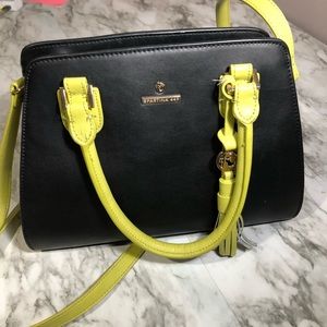 Spartina 449 lime & blue purse